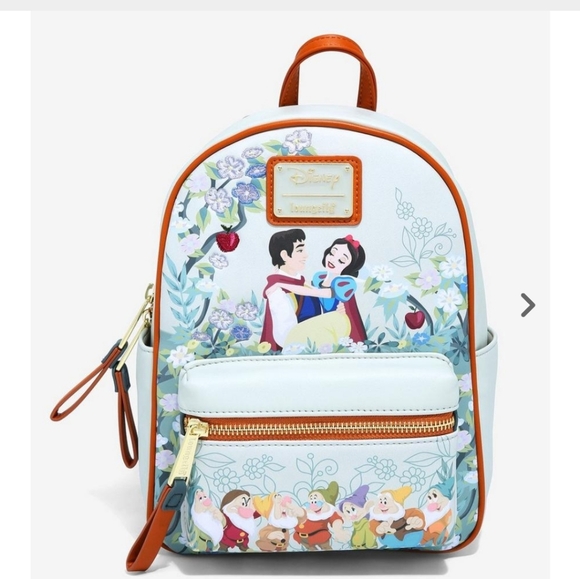 Loungefly Snow White and the Seven Dwarfs mini backpack and cardholder set main image 15